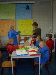 Een impressie van de knutselmiddagen
